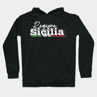 Regione Sicilia --- Retro Design Hoodie